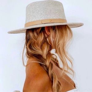 Lack of Colors Structured Gray Wool Mack Hat